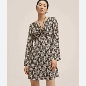 NWT MNG by Mango Pattern loose dress